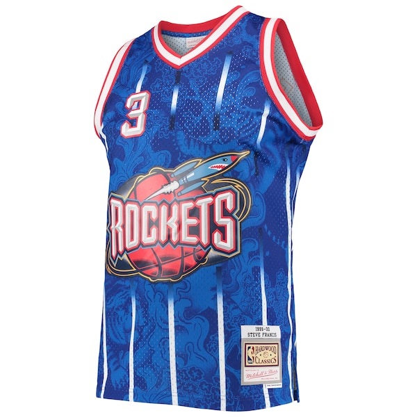 Steve Francis Houston Rockets Hardwood Classics 1999/00 Lunar New Year Swingman Jersey - Blue