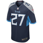 Eddie George Tennessee Titans Nike Game Retired Player Jersey - Navy/Light Blue