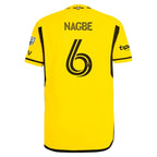 Darlington Nagbe Columbus Crew adidas 2024 The Home Kit Authentic Player Jersey - Yellow