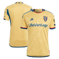 Real Salt Lake adidas 2024 The Beehive State Kit Authentic Jersey - Gold