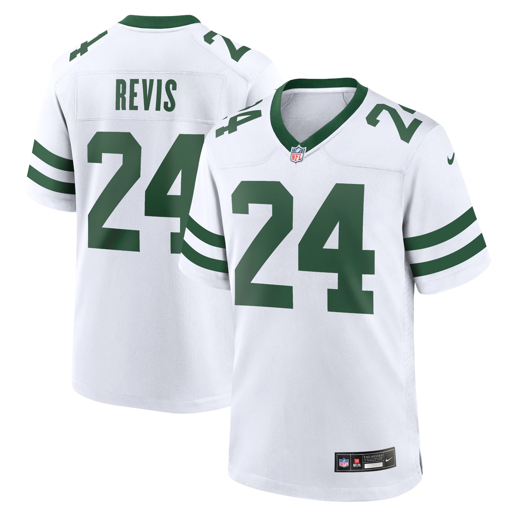 Darrelle Revis New York Jets Nike Retired Player Game Jersey - Gotham Green/White