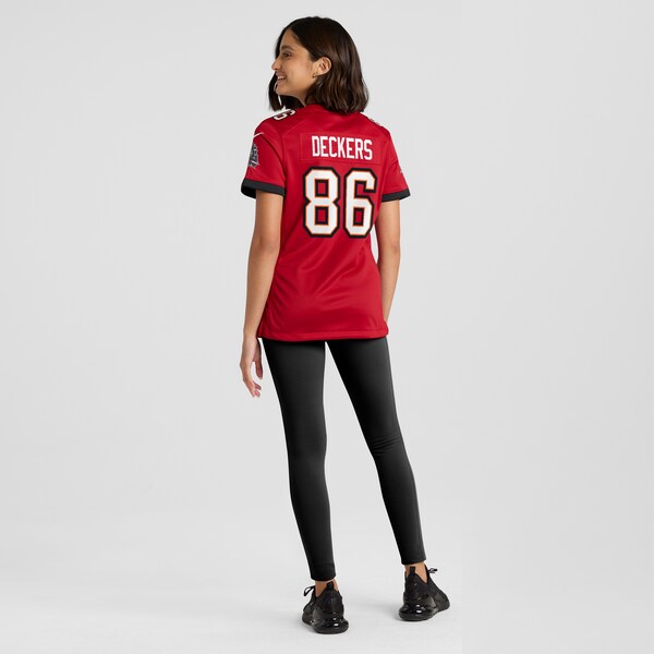 Evan Deckers Tampa Bay Buccaneers Nike Women's  Game Jersey -  Red