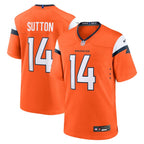 Courtland Sutton Denver Broncos Nike Game Jersey - Orange