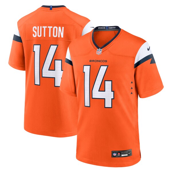 Courtland Sutton Denver Broncos Nike Game Jersey - Orange