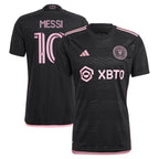 Lionel Messi Inter Miami CF adidas 2024 La Noche Replica Jersey - Black/Pink