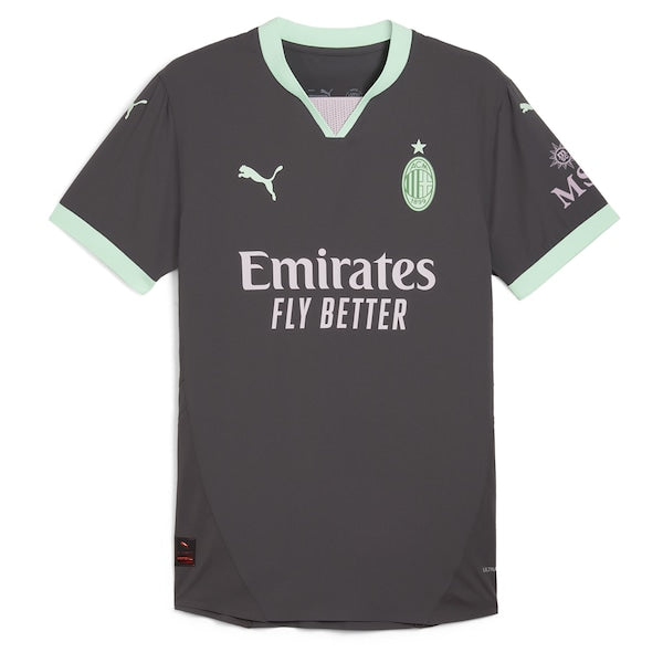 AC Milan Puma 2024/25 Third Authentic Jersey - Charcoal