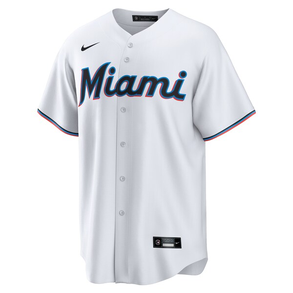 Xavier Edwards Miami Marlins Nike Home Replica Jersey - White