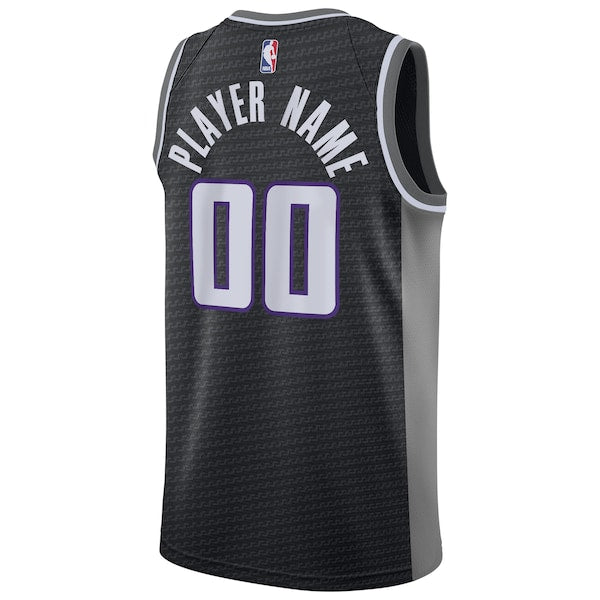 Sacramento Kings Nike Swingman Custom Jersey Black - Statement Edition