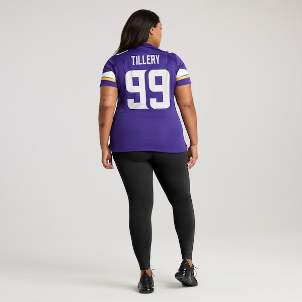 Jerry Tillery Minnesota Vikings Nike Women's  Game Jersey -  Purple