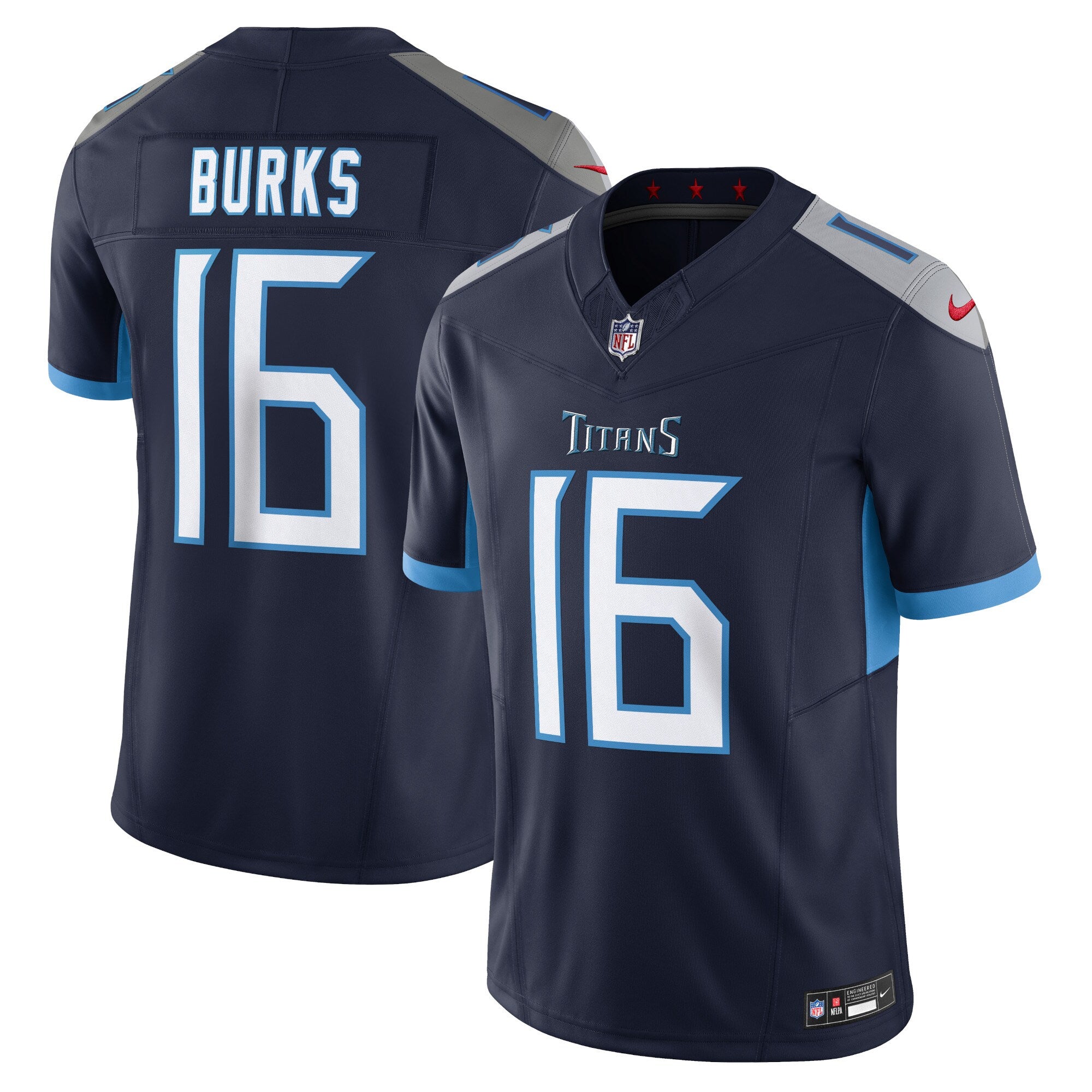 Treylon Burks Tennessee Titans Nike Vapor F.U.S.E. Limited Jersey - Light Blue/Navy