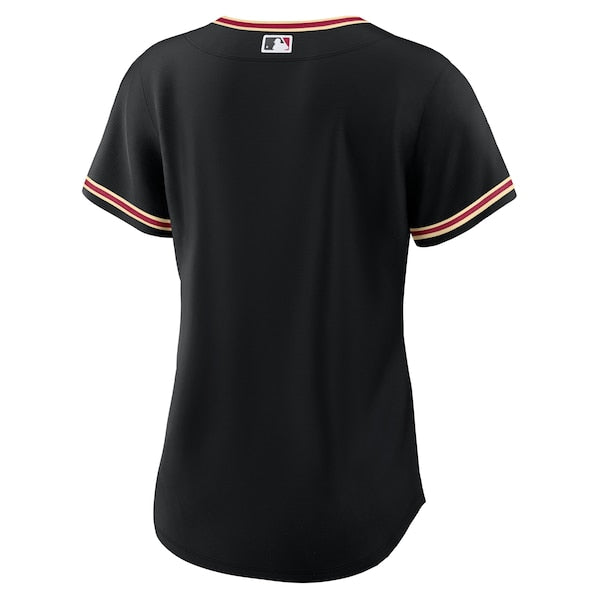 Arizona Diamondbacks Nike Women's Alternate Replica Team Jersey - Black