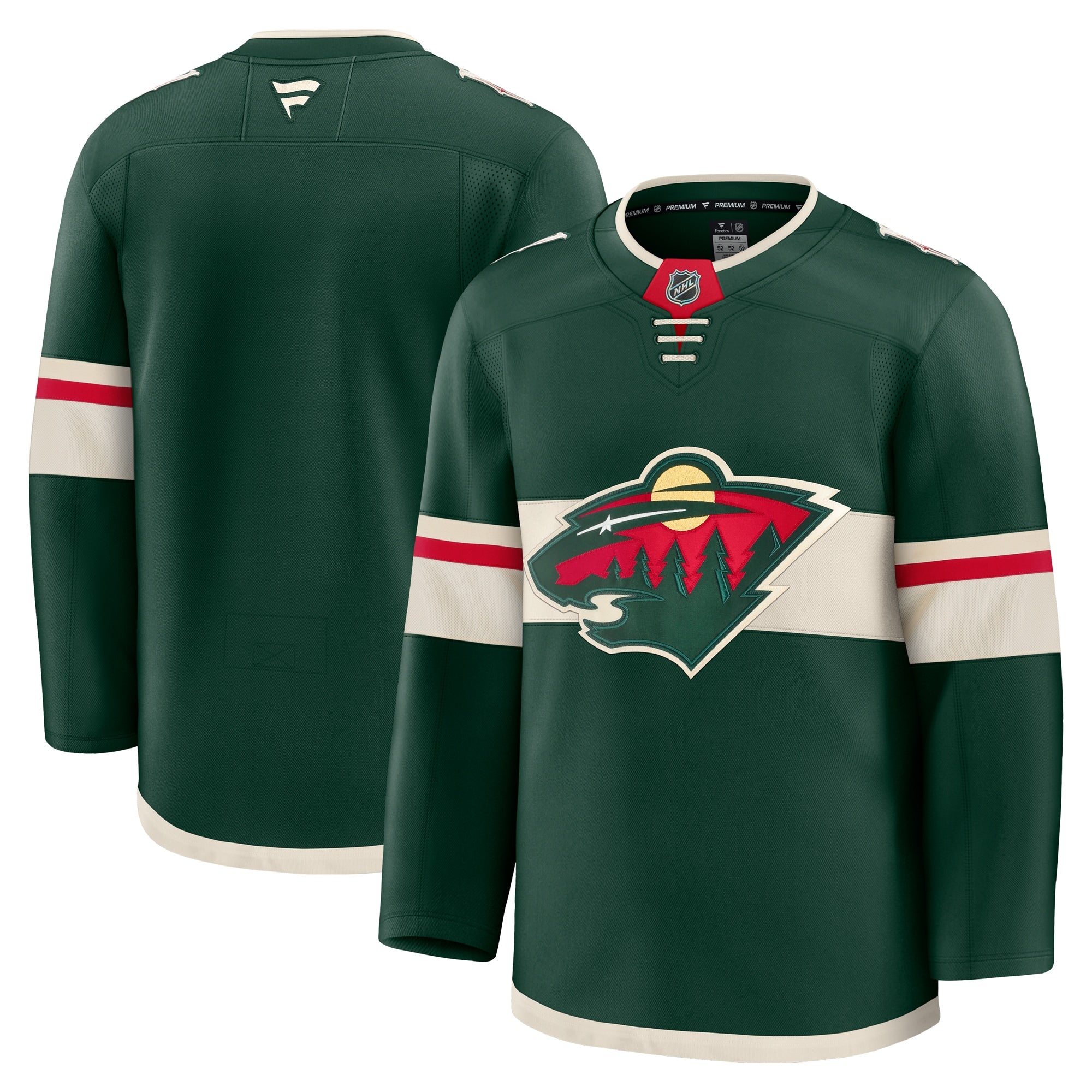 Minnesota Wild  Away Premium Jersey - White/Green