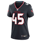 Jakob Johnson Houston Texans Nike Women's Team Game Jersey -  Navy