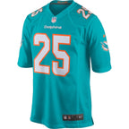 Xavien Howard Miami Dolphins Nike Game Jersey - Aqua