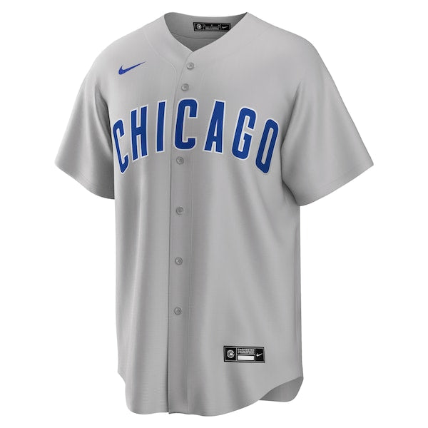 Chicago Cubs Nike Road Replica Team Jersey - Gray