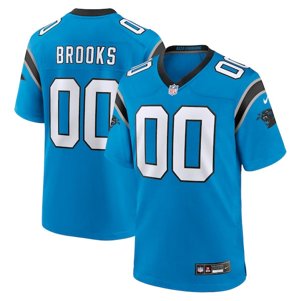 Jonathon Brooks Carolina Panthers Nike 2024 NFL Draft Alternate Game Player Jersey - Blue