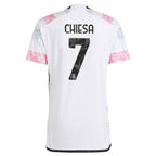 Federico Chiesa Juventus adidas 2023/24 Away Authentic Jersey - White/Black