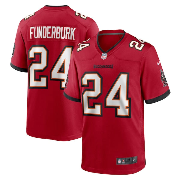 Tyrek Funderburk Tampa Bay Buccaneers Nike  Game Jersey -  Red