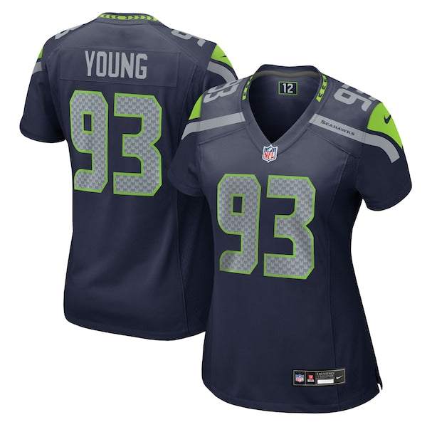 Cameron Young Seattle Seahawks Nike Women's Team Game Jersey -  College Navy/Navy