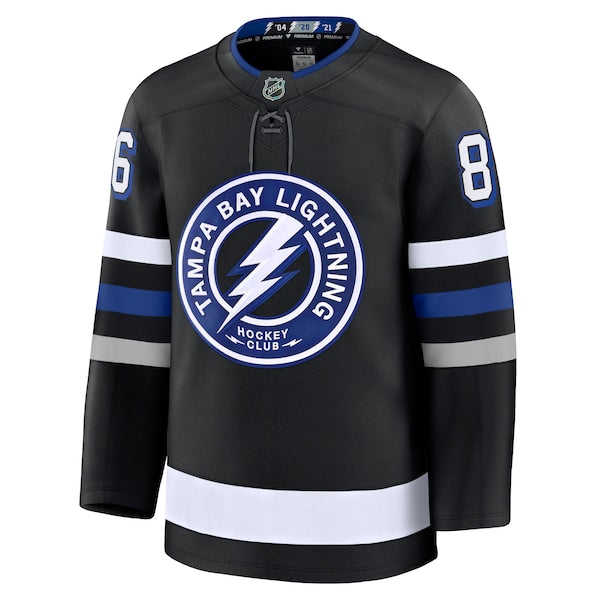 Nikita Kucherov Tampa Bay Lightning  Alternate Premium Jersey - Black/Blue