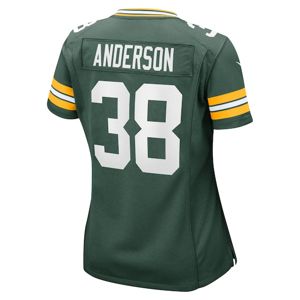 Zayne Anderson Green Bay Packers Nike Women's Team Game Jersey -  Green