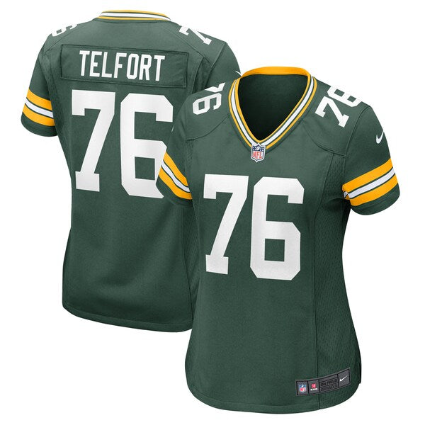 Kadeem Telfort Green Bay Packers Nike Women's  Game Jersey -  Green