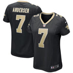 Morten Andersen New Orleans Saints Nike Women's Game Retired Player Jersey - Black