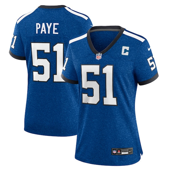 Kwity Paye Indianapolis Colts Nike Women's Indiana Nights Alternate Game Jersey - Royal/Royal