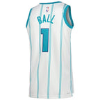 LaMelo Ball Charlotte Hornets Jordan Brand Unisex Swingman Jersey - Association Edition - White/Teal