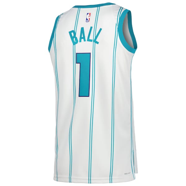 LaMelo Ball Charlotte Hornets Jordan Brand Unisex Swingman Jersey - Association Edition - White/Teal