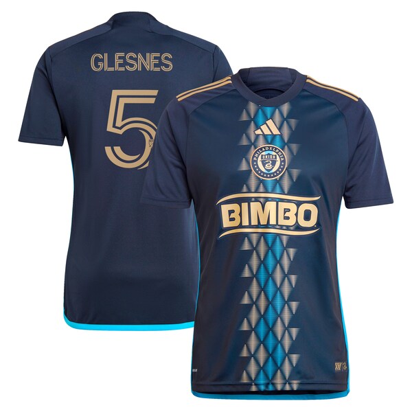 Jakob Glesnes Philadelphia Union adidas 2024 The XV Kit Replica Player Jersey – Navy