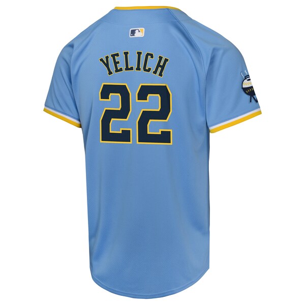Christian Yelich Milwaukee Brewers Nike Youth City Connect Limited Player Jersey - Powder Blue