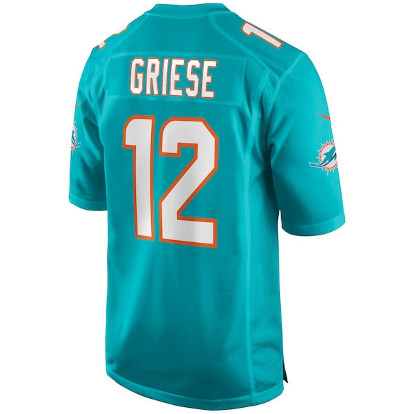 Bob Griese Miami Dolphins Nike Game Retired Player Jersey - Aqua/White