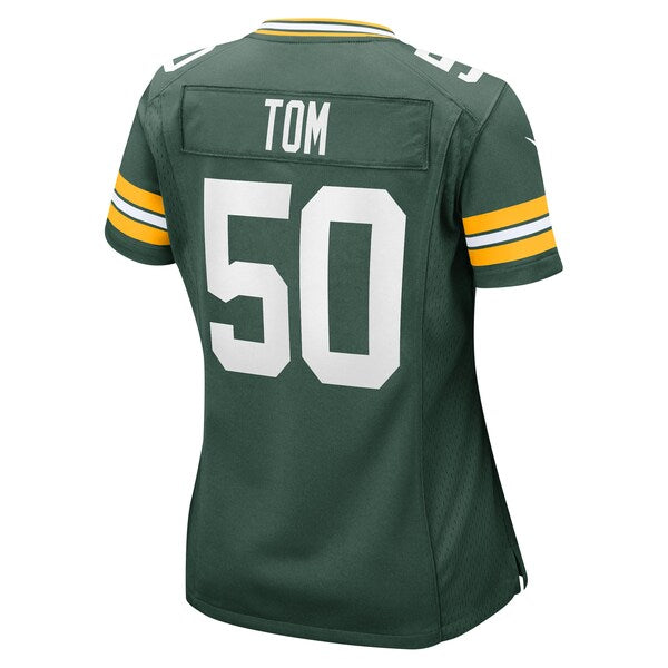 Zach Tom Green Bay Packers Nike Women's Player Game Jersey - Green