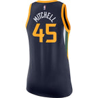 Donovan Mitchell Utah Jazz Nike Women's Swingman Jersey - Icon Edition - Navy