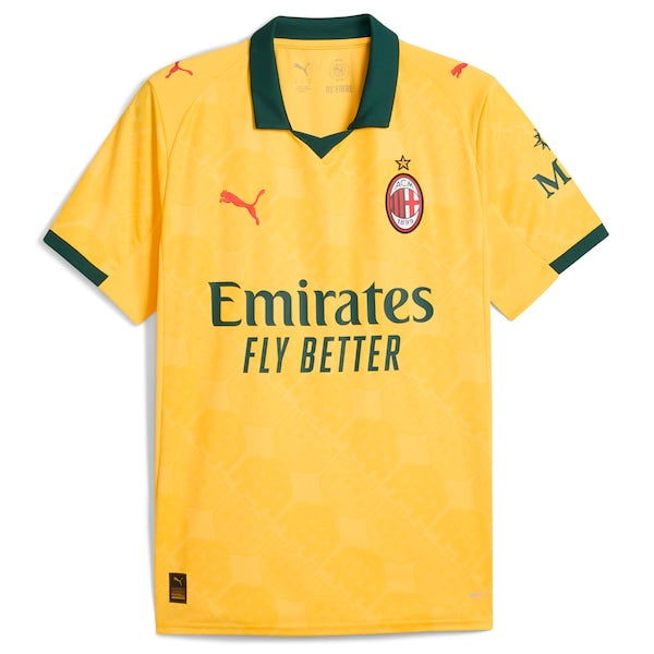 AC Milan Puma 2025/26 Third Replica Jersey - Yellow