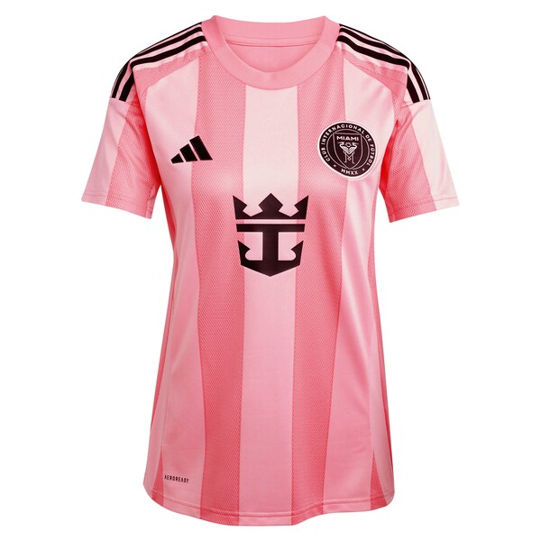 Jordi Alba Inter Miami CF adidas Women's 2025 Euforia Replica Player Jersey - Light Pink