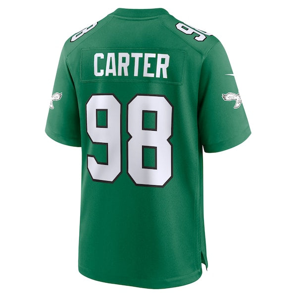 Jalen Carter Philadelphia Eagles Nike Alternate Game Jersey - Kelly Green
