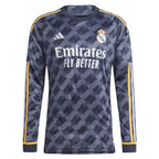Aurélien Tchouaméni Los Merengues adidas 2023/24 Away Replica Long Sleeve Player Jersey - Navy/White