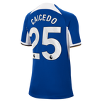 Moisés Caicedo Chelsea Nike Youth 2023/24 Home Stadium Replica Player Jersey - Blue