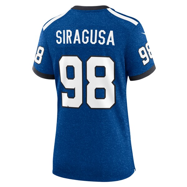 Tony Siragusa Indianapolis Colts Nike Women's Indiana Nights Alternate Game Jersey - Royal/Royal