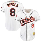 Cal Ripken Baltimore Orioles Home Authentic Jersey - White