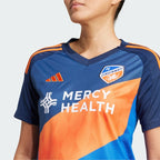 FC Cincinnati adidas Women's 2025 Orange and Blue Legacy Kit Replica Jersey - Blue