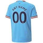 Manchester City Puma Youth 2022/23 Home Replica Custom Jersey - Sky Blue