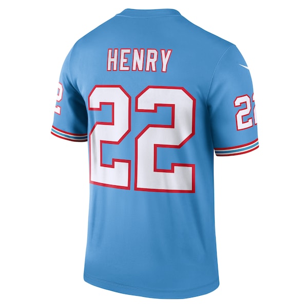 Derrick Henry Tennessee Titans Nike Oilers Throwback Legend Player Jersey - Light Blue
