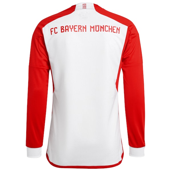 Bayern Munich adidas 2023/24 Home Replica Long Sleeve Jersey - White