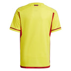 Colombia National Team adidas Youth 2022/23 Home Replica Blank Jersey - Yellow