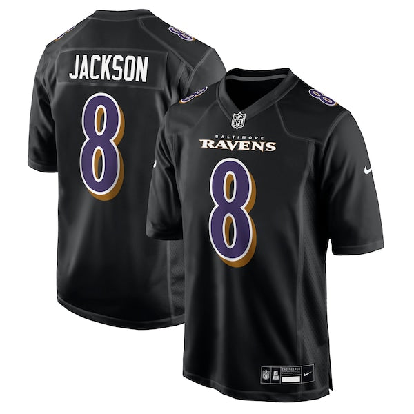 Lamar Jackson Baltimore Ravens Nike Fashion Jersey - Carbon Black