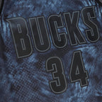 Ray Allen Milwaukee Bucks Hardwood Classics 1996/97 Tie-Dye Swingman Jersey - Black