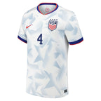 Naomi Girma USMNT Nike Youth 2025 Home Replica Player Jersey - White